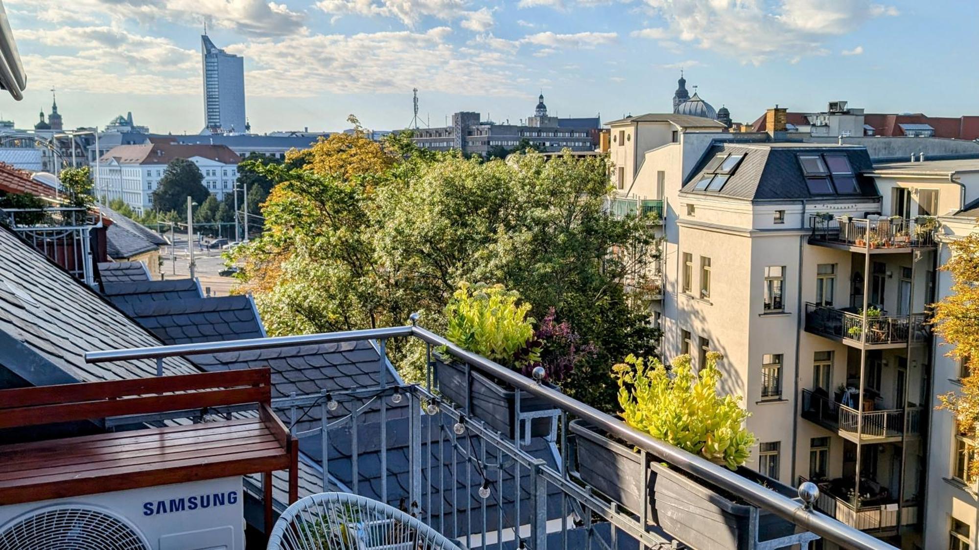 Appartamento Grosszuegige Maisonette Ueber Dem Leipziger Zentrum Esterno foto